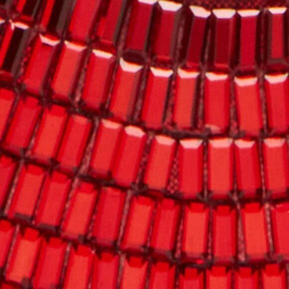 Betsey Johnson Kitsch Stole My Heart Small Crossbody Bag Red Rhinestones NWT - Picture 6 of 15